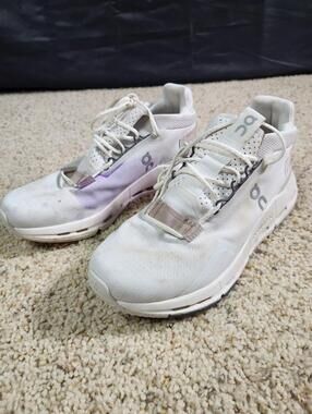 ON Cloudnova 2 Running Shoes in White Men's 7.5